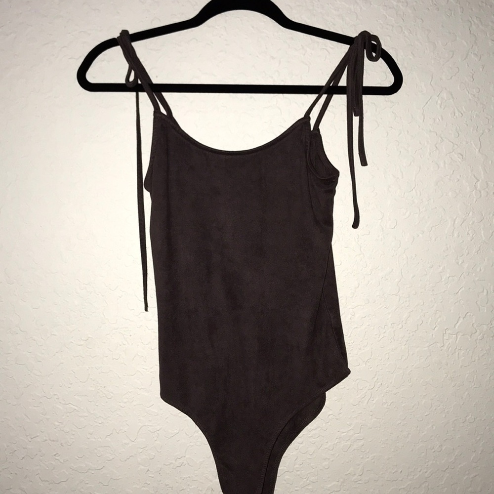 Pacsun suede bodysuit